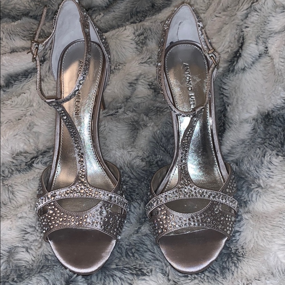 Antonio Melani Heels Silver !